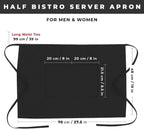 Unisex Half Bistro Server Apron