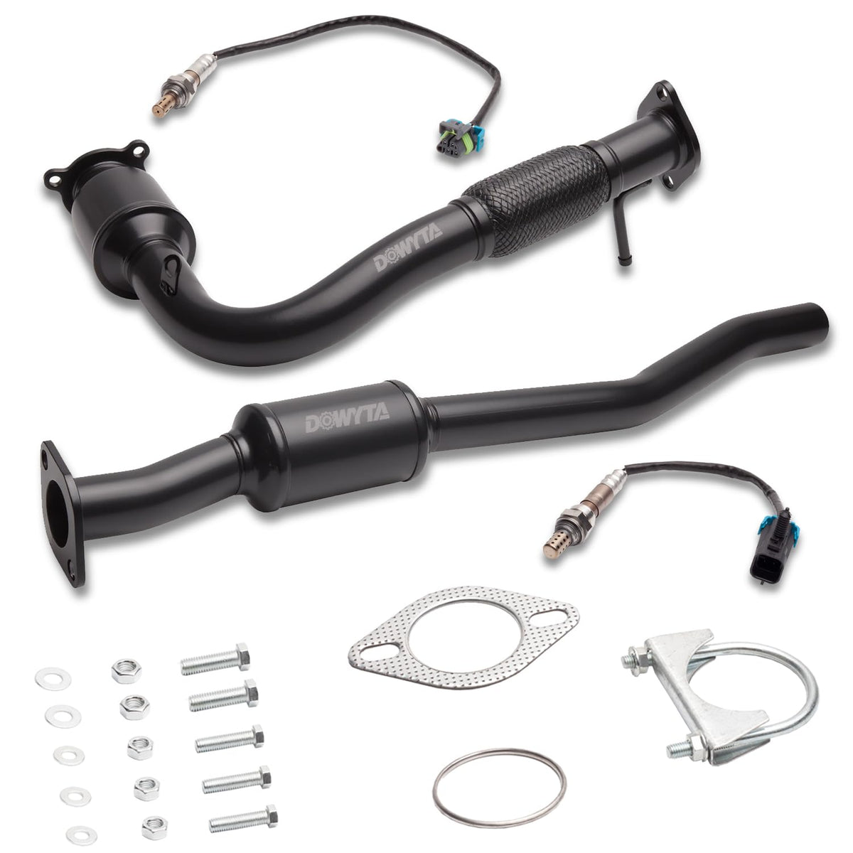 DOWYTA Front & Rear Catalytic Converter Kit for 2.4