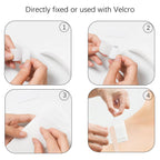 4 Pairs No-Sewing Shoulder Pads Self Adhesive Sponge Shoulder Pads Non Slip Shoulder Protectors Soft Covered Sewing