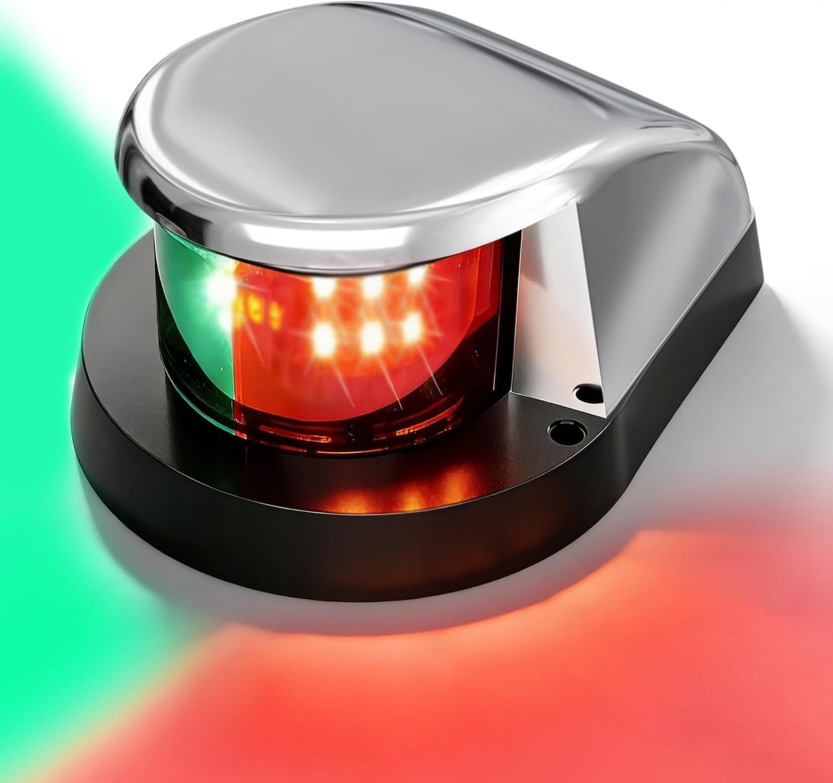 Boat Light, Lights for Boat, Navigation Lights, Red Green LED 12V 1 Pack