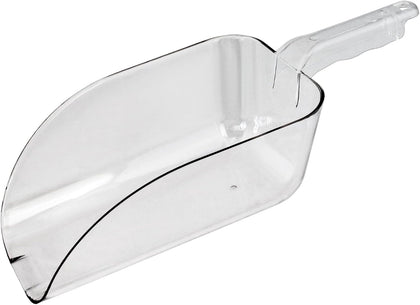 Polycarbonate Plastic Utility Ice Scoop, Clear, 64 oz