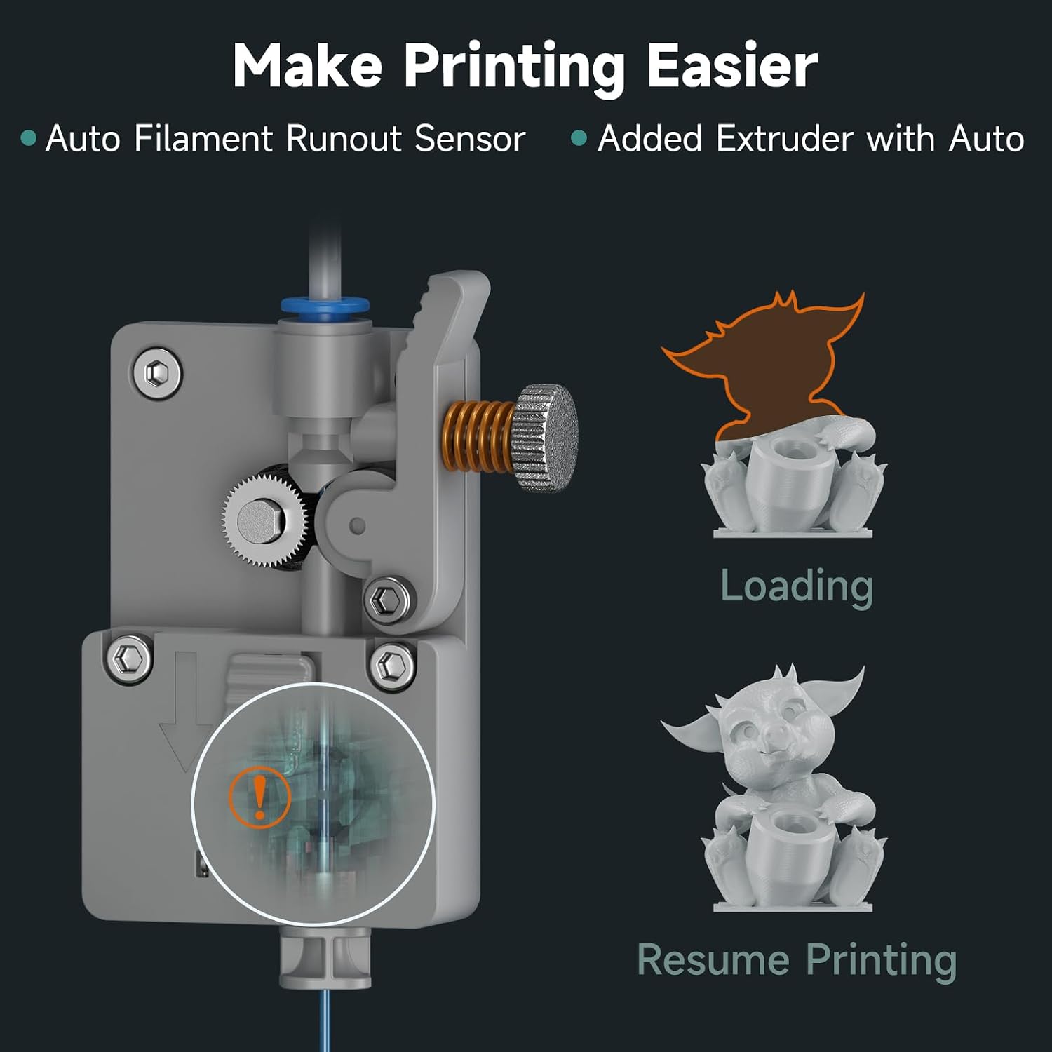 TINA2Plus 3D Printer, WEEDO 250mm/s High-Speed 3D Printers for Beginners and Kids, Fully Assembled and Auto Leveling