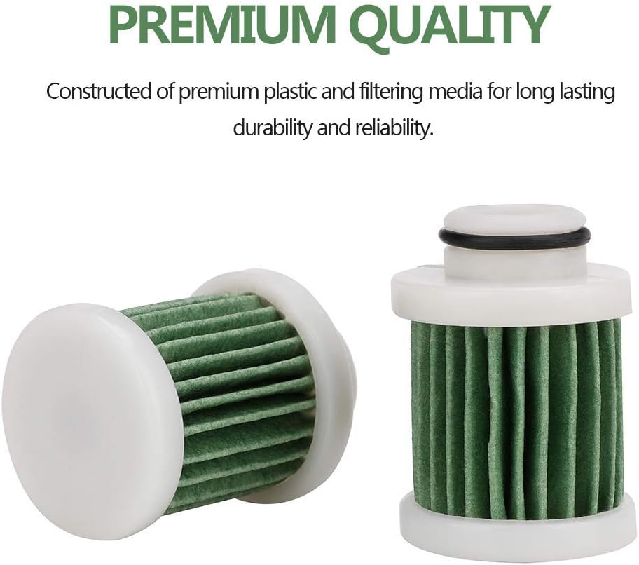 2PCS Primary Fuel Filter Element Compatible with Yamaha # 6D8-WS24A-00-00