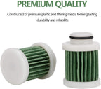 2PCS Primary Fuel Filter Element Compatible with Yamaha # 6D8-WS24A-00-00