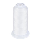 100% Cotton Thread 1641 Yards White for Sewing Quilting
