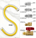 Gas Dryer Connector Kit for Installing Gas Appliance, 48 Inches