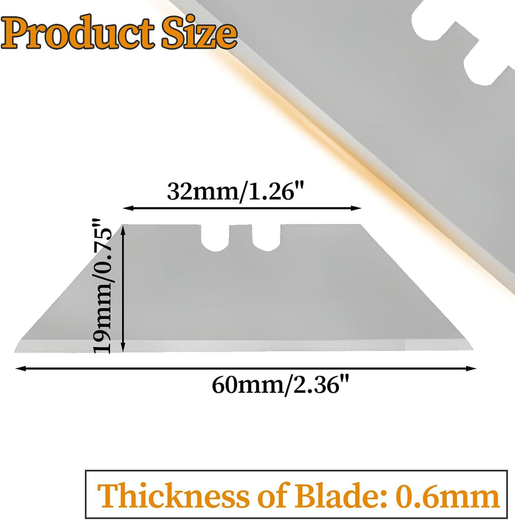 100 Pack Utility Knife Blades
