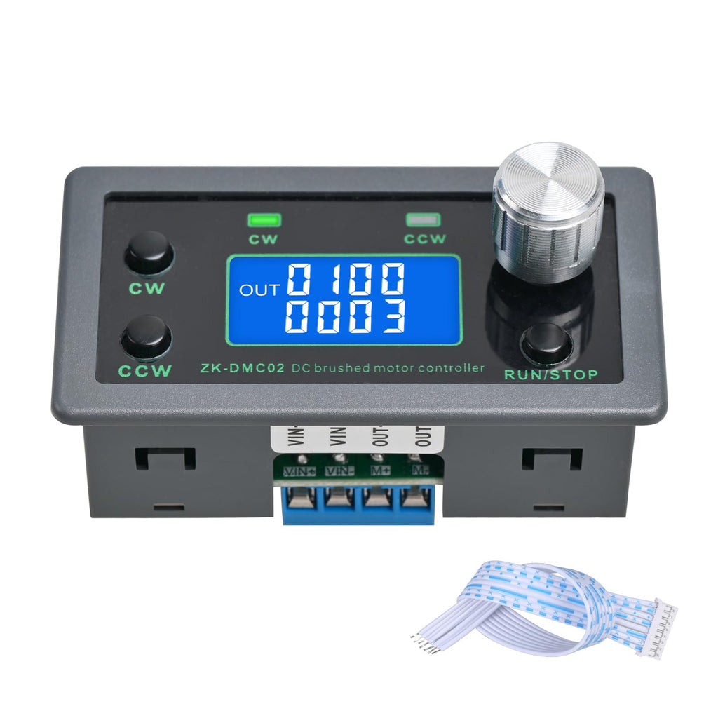BANRIA PWM DC Motor Speed Controller, 12V–30V 10A Variable Speed Regulator