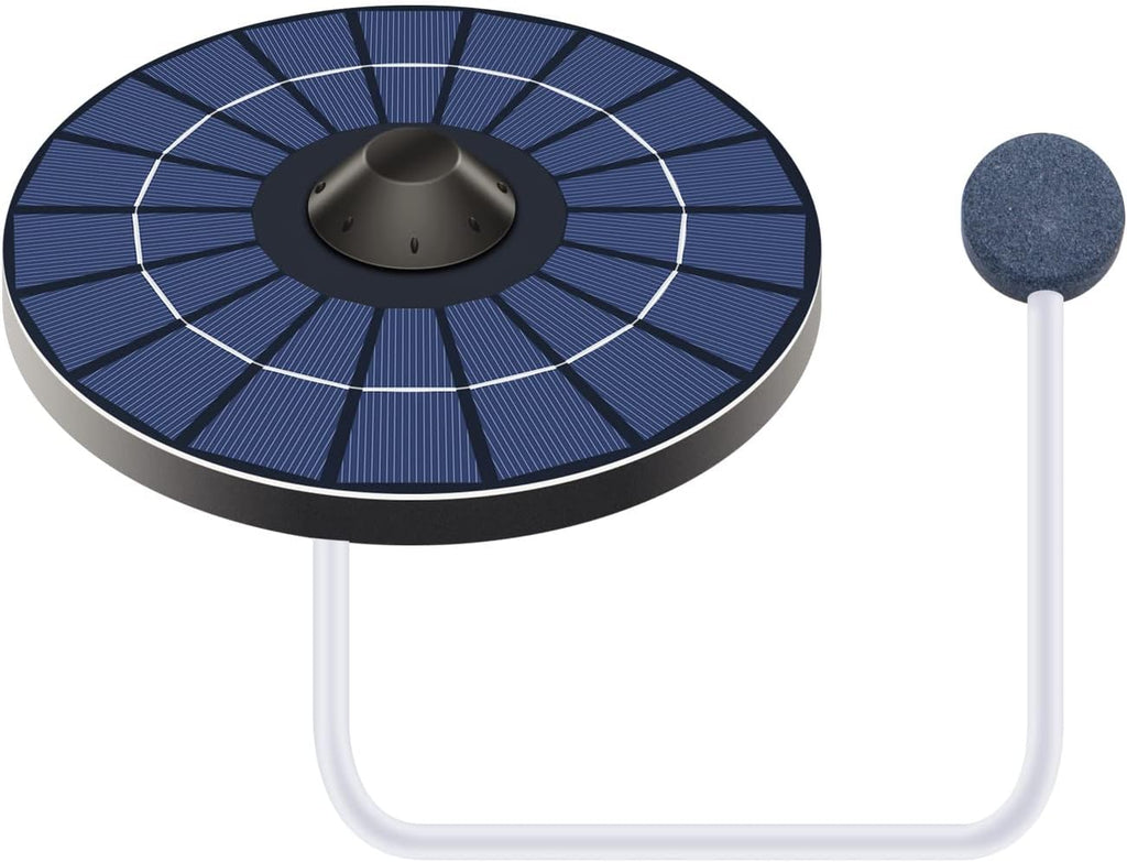 2.5W Floating Solar Air Pump Battery with Air Hoses and Bubble Stone Pond Aerator Bubble Oxygenator