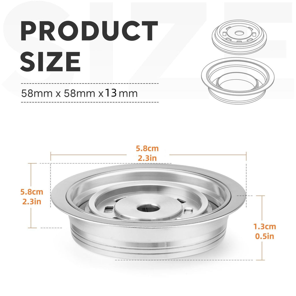Steel Coffee Capsule Adapter for Vertuo for Nespresso Reusable G-Cup
