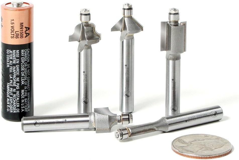 Amana Tool - MR0108 Carbide Tipped Miniature Chamfer 45° x 9/16 Dia x 1/4