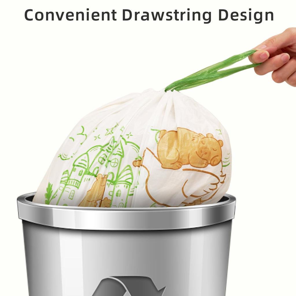 13 Gallon Drawstring Tall Kitchen Trash Bags - 50 Counts