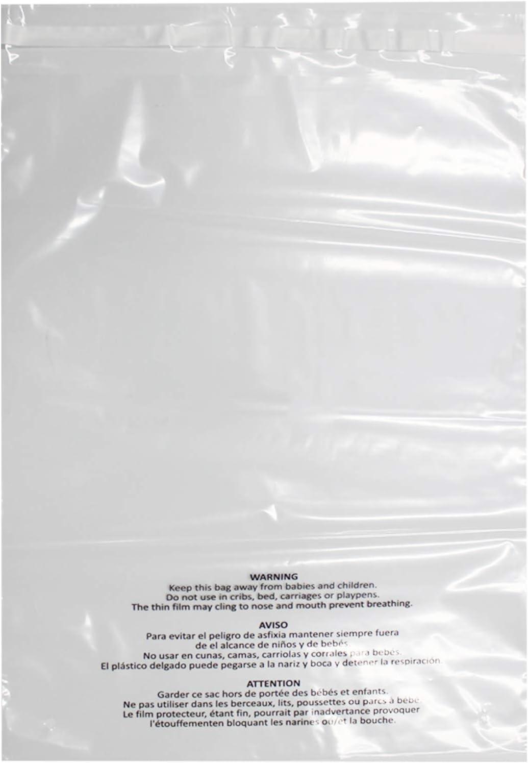 Belinlen 200 Count 10x13 Inch Self Seal Clear Poly Bags