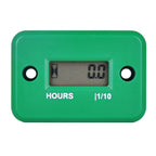 NInE-ROnG IP68 Inductive Hour Meter for Gas Engine Mower Generator, Green