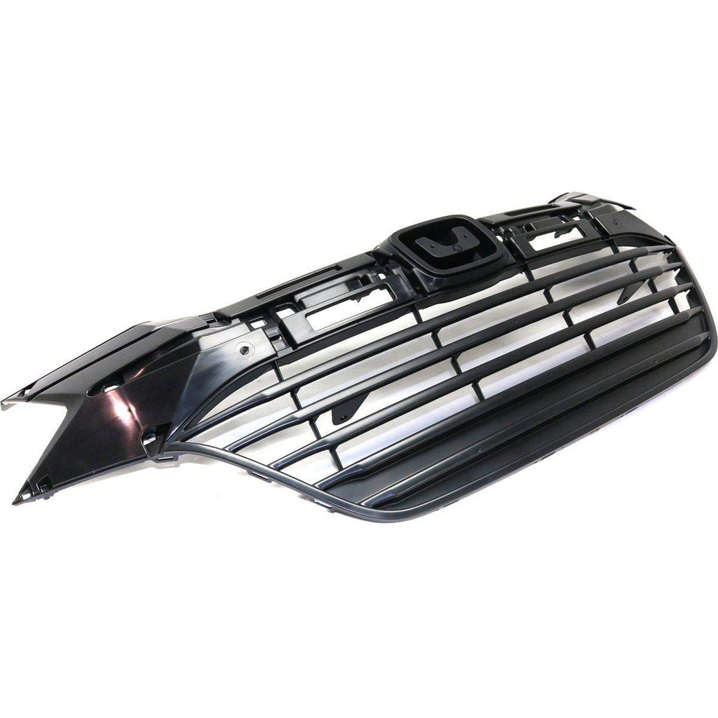 Sherman Grille For 2016 Honda HR-V Textured Black Plastic