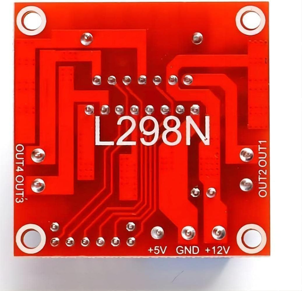 WWZMDiB L298N Motor Driver Controller Board DC Dual H Bridge Module for Arduino Raspberry Pi Stepper Motor (4 Pcs, L298N)