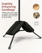 Heavy Duty Backdrop Stand 10×8ft - 7 Optional Widths, Easy Setup
