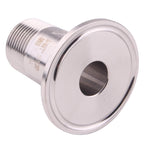 DERNORD 1.5'' Tri clamp Adapter to 3/4 inch MNPT Thread Ferrule Sanitary Pipe Fitting