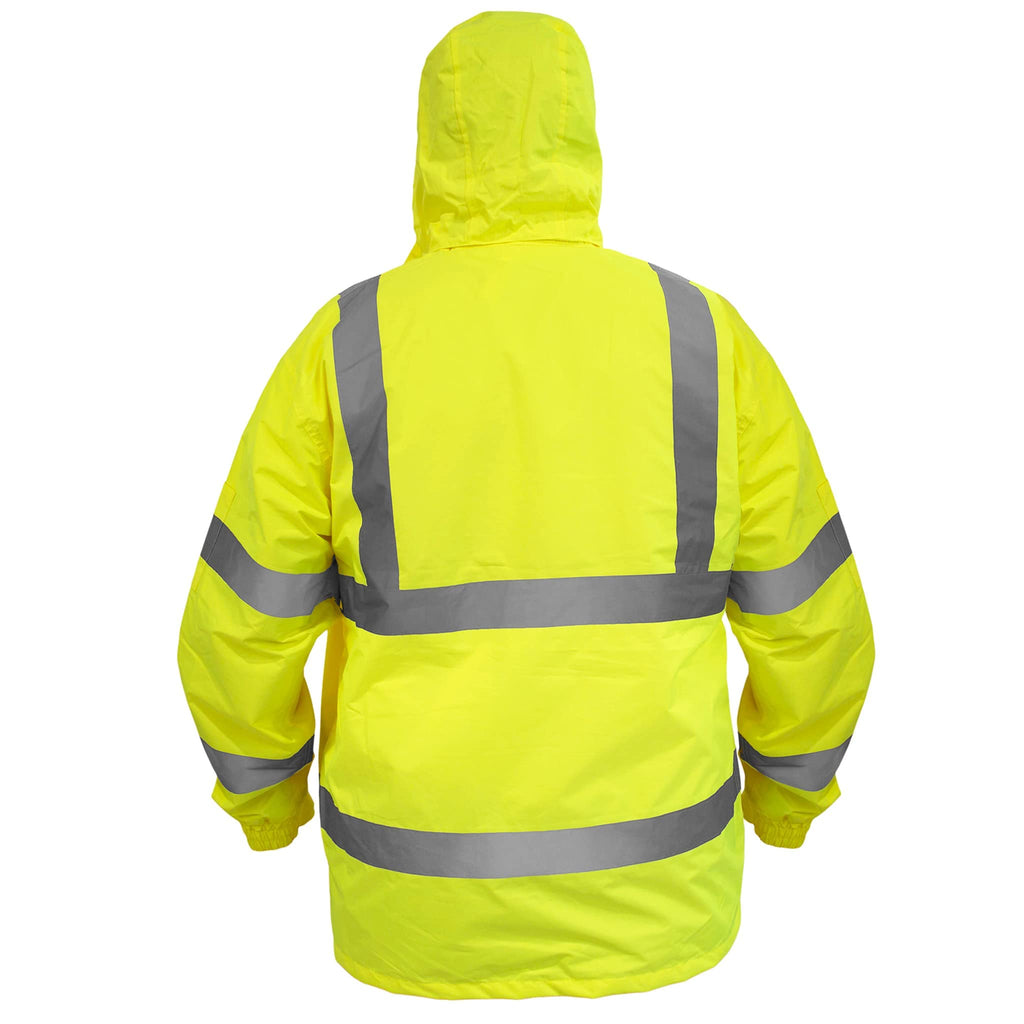 Class 3 Hi-Vis Waterproof Rain Jacket