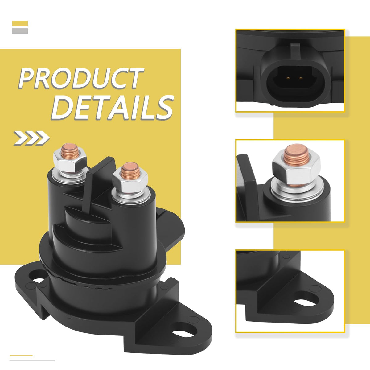 12V Starter Solenoid Relay for SeaDoo 3D GS GSI GSX GTI GTS GTX