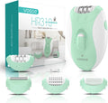 Epilator for Women-Cordless Epilators Hair Removal for Body HR310 | 4-in-1 Electric Razor Hair Remover, 21 Tweezers