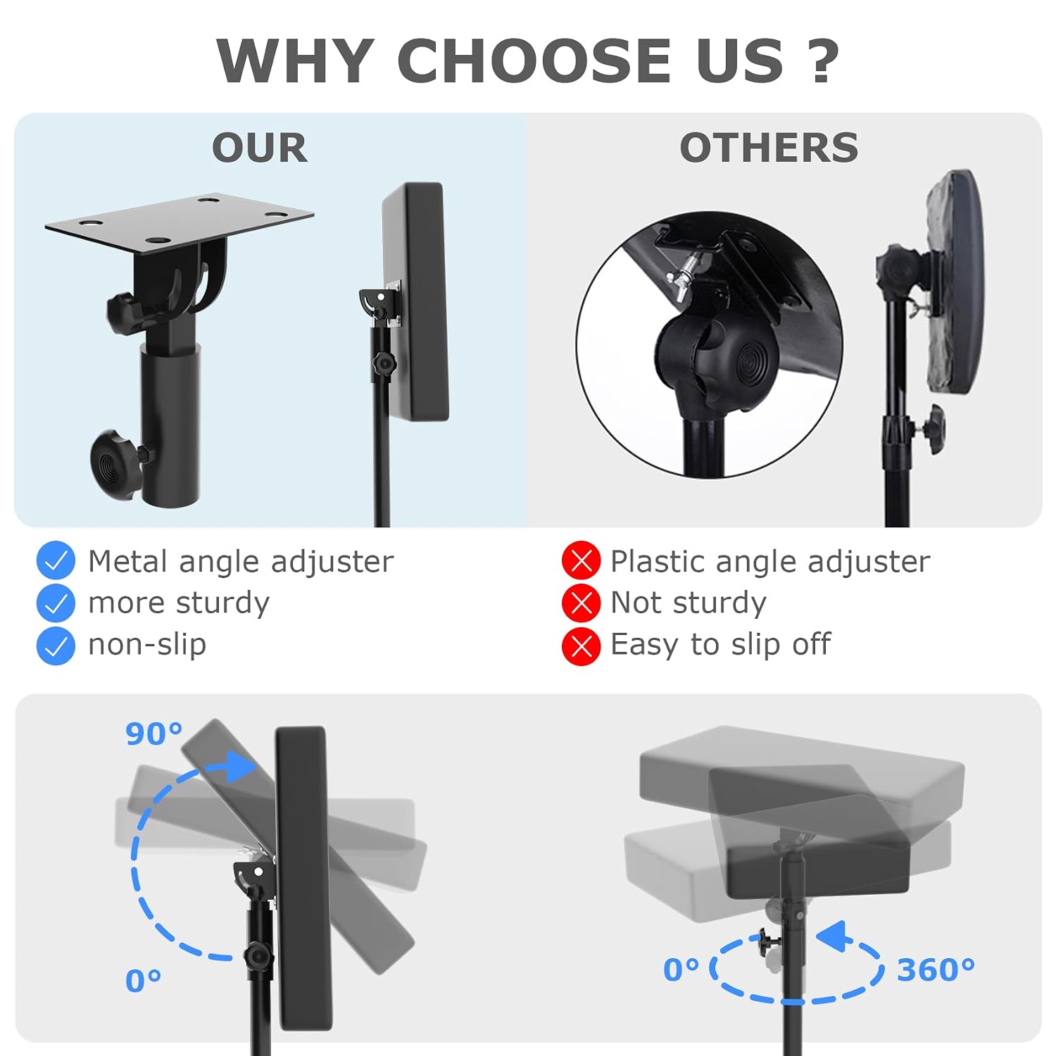 Tattoo Armrest Stand with Tray for Tattoo Supplies, Cross Base