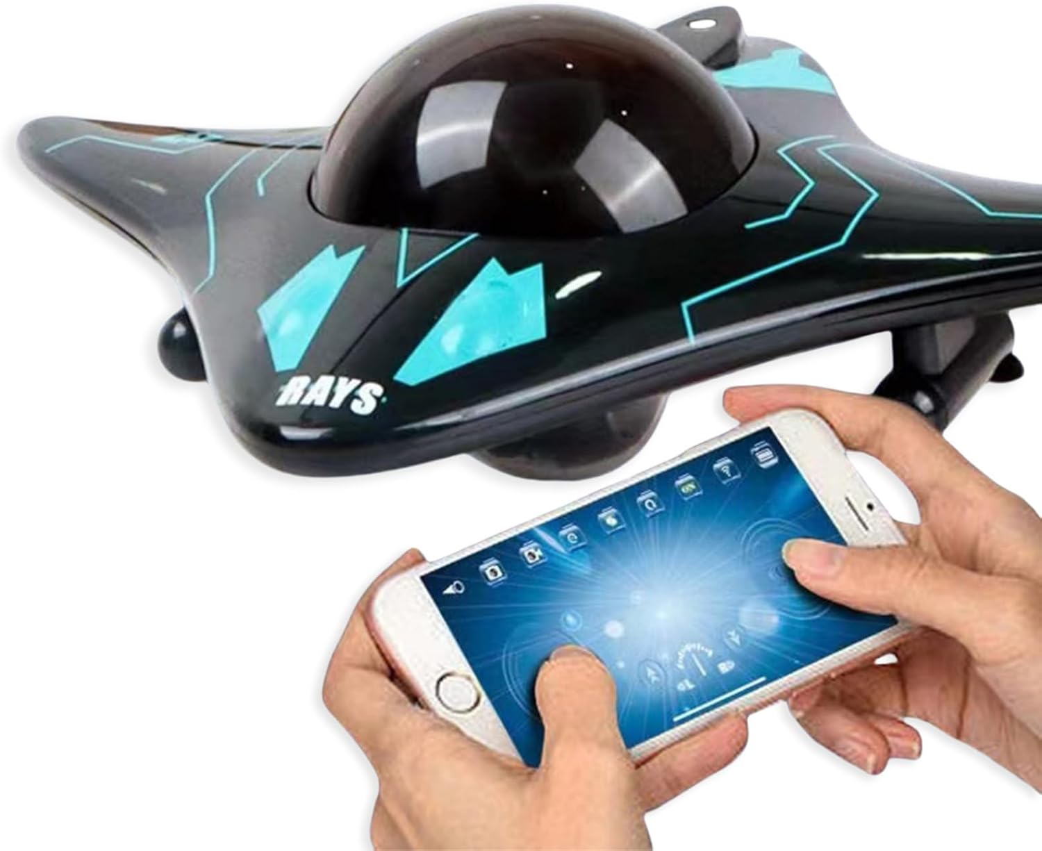 RC Boat Waterproof Mini Equipped with WiFi Camera for Real-time Shooting in Pools and Lakes, Great Birthday Gift for