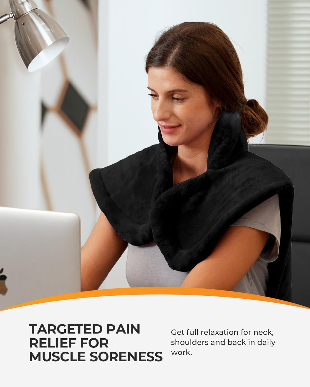 HSA Approved Heating Pad for Neck and Shoulders and Back, 24"x33"
