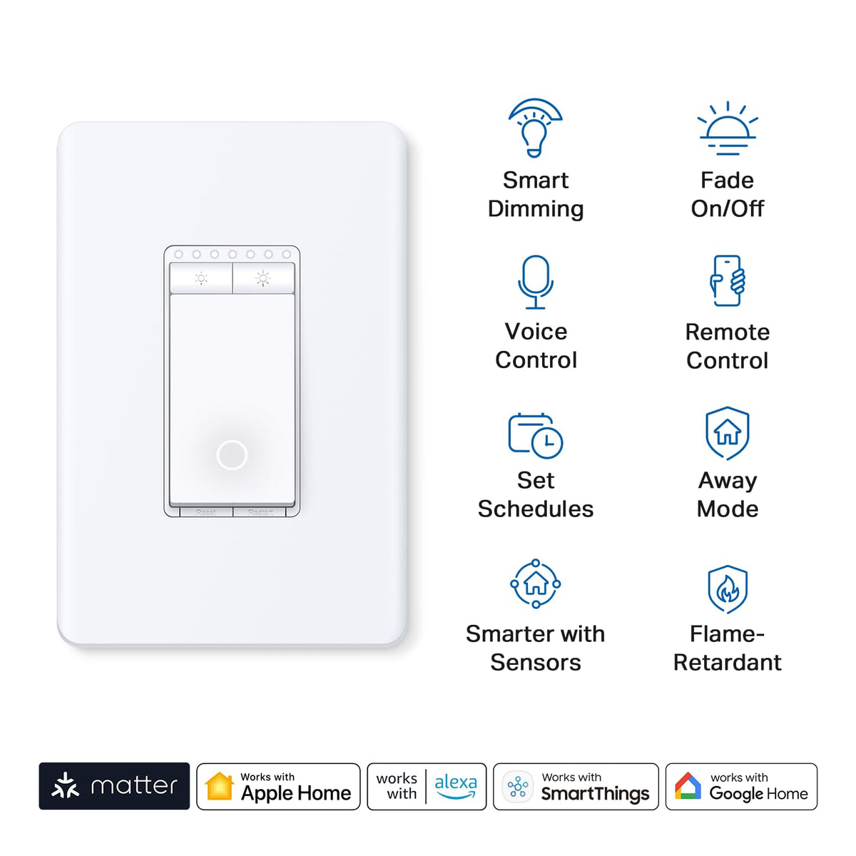 Tapo Matter Smart Dimmer Switch, S505D, Single Pole, Need Neutral Wire