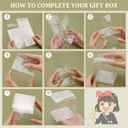 30 Pack 3.5x3.5x3.5 Inch Clear Plastic Easter Party Favor Box PVC Candy Gift Wrap Boxes for Wedding Party Candy
