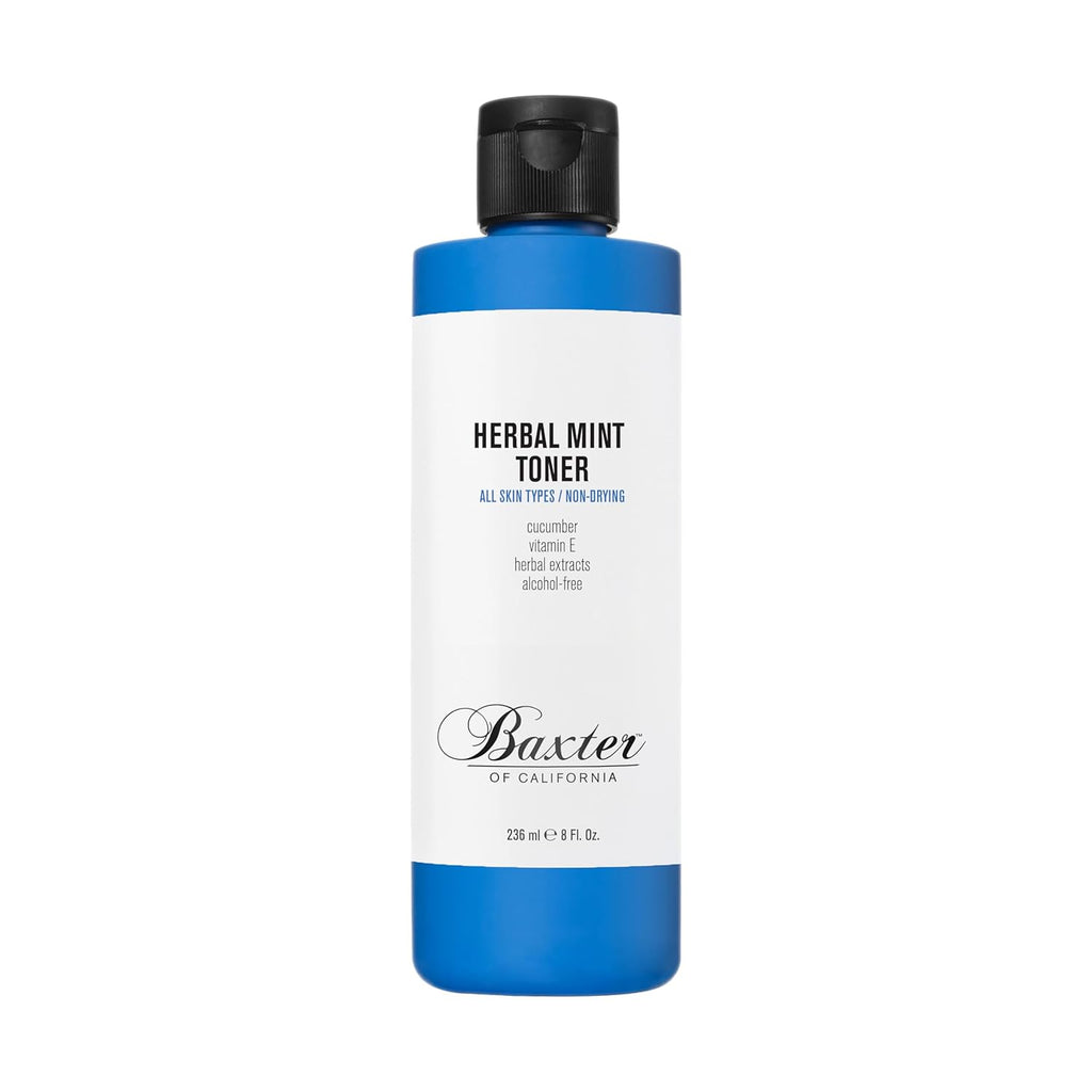 Herbal Mint Toner for Men | All Skin Types | Non-Drying | Paraben-Free | 8 Fl Oz
