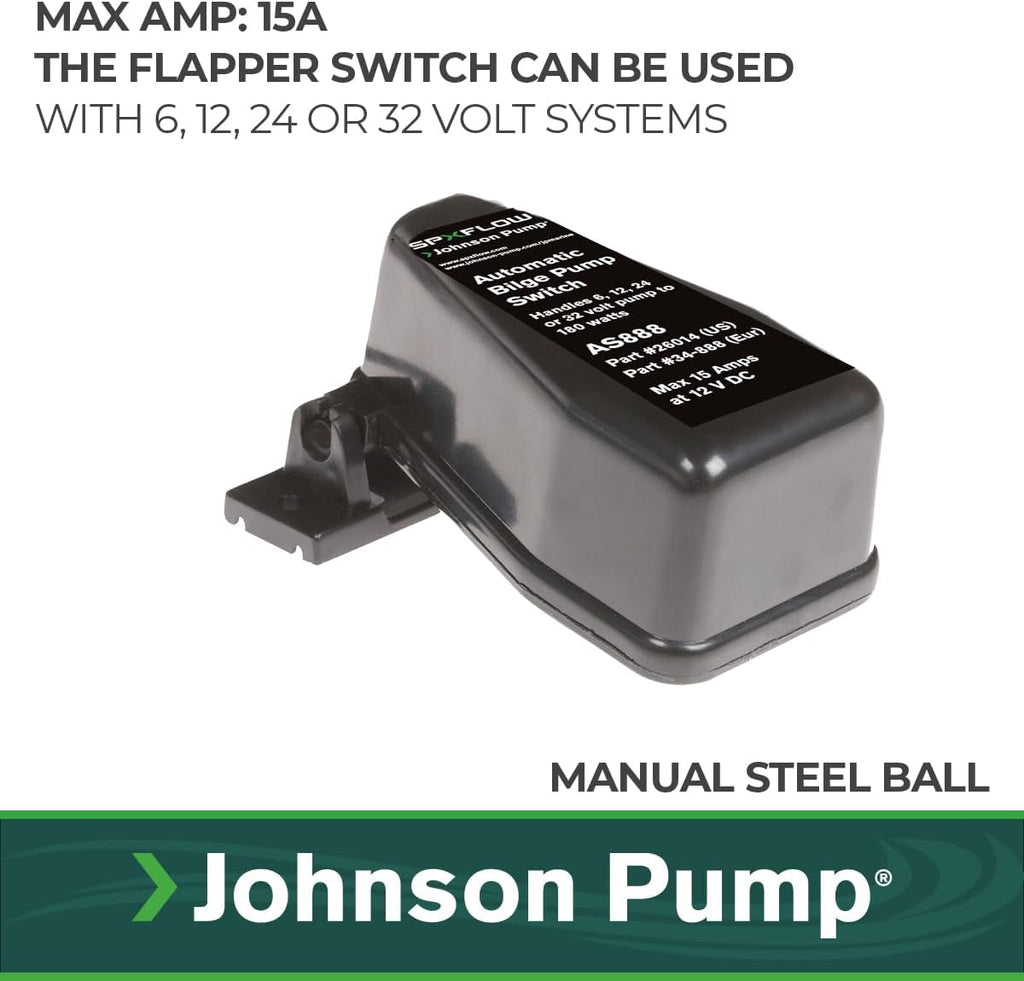 Johnson Pump 26014 AS888 Automatic Float Switch