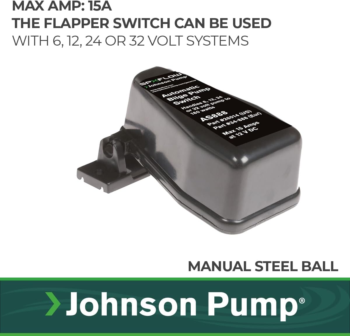 Johnson Pump 26014 AS888 Automatic Float Switch