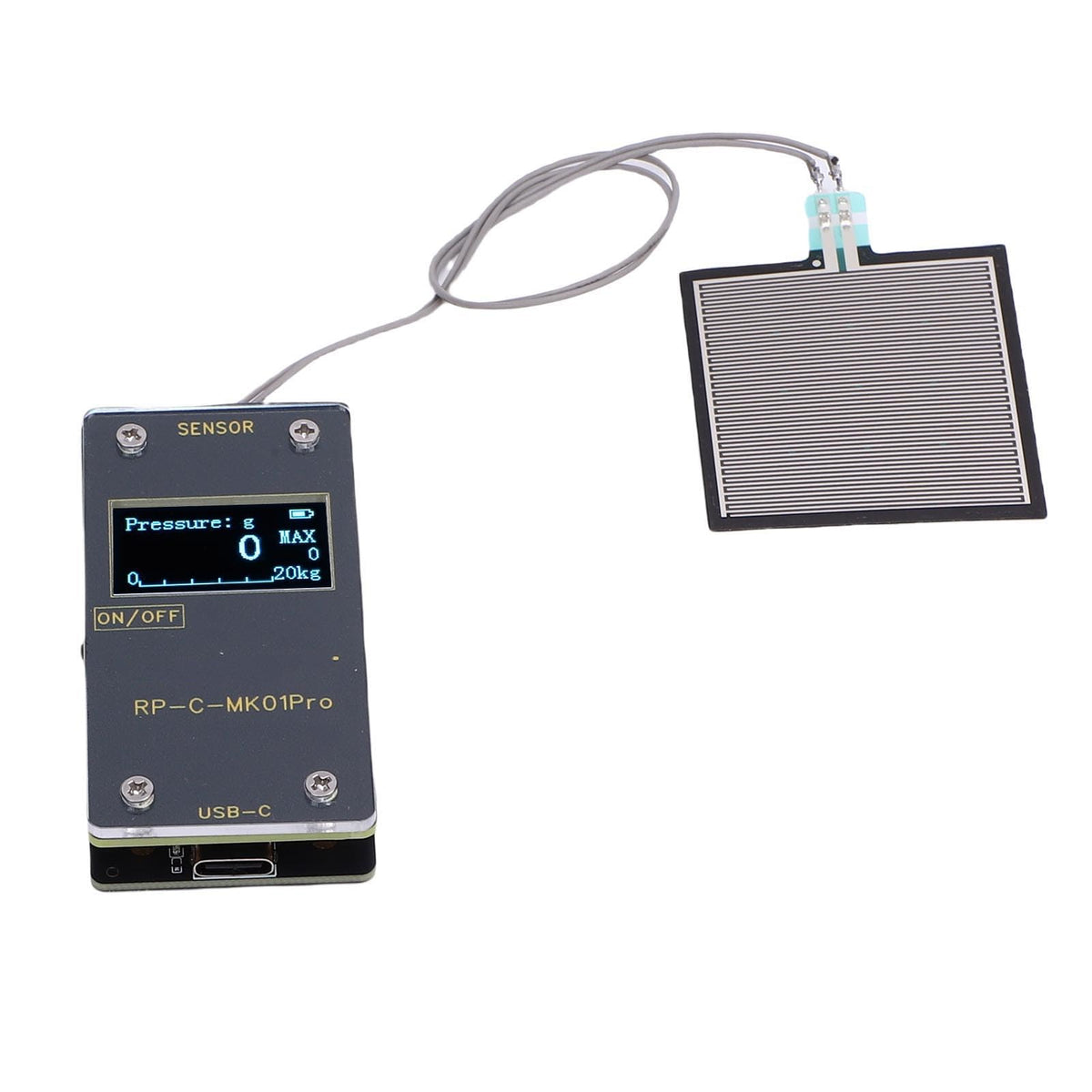 Hilitand Pressure Sensor Display Module Thin Film Pressure Sensor with Display 20KG High Sensitivity Visual Data Collection for RP S40 ST LT Series Sensors