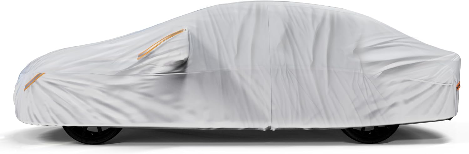Waterproof All Weather Car Cover Compatible with 1994-2025 Audi A4 / S4 / RS4, Heavy Duty Outdoor/Indoor Protection