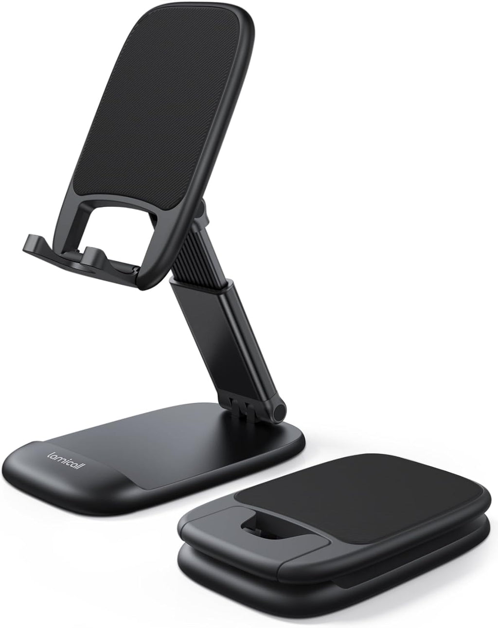 Cell Phone Stand for Desk - [Height Adjustable] Foldable Mobile Phone Holder, Portable Stand for iPhone 17 16 15 14