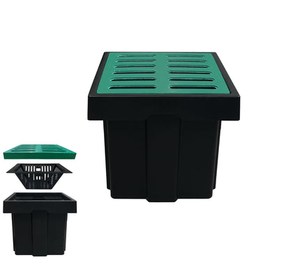 A15 18x18x15in. Catch Basin with Fiber Glass Grate