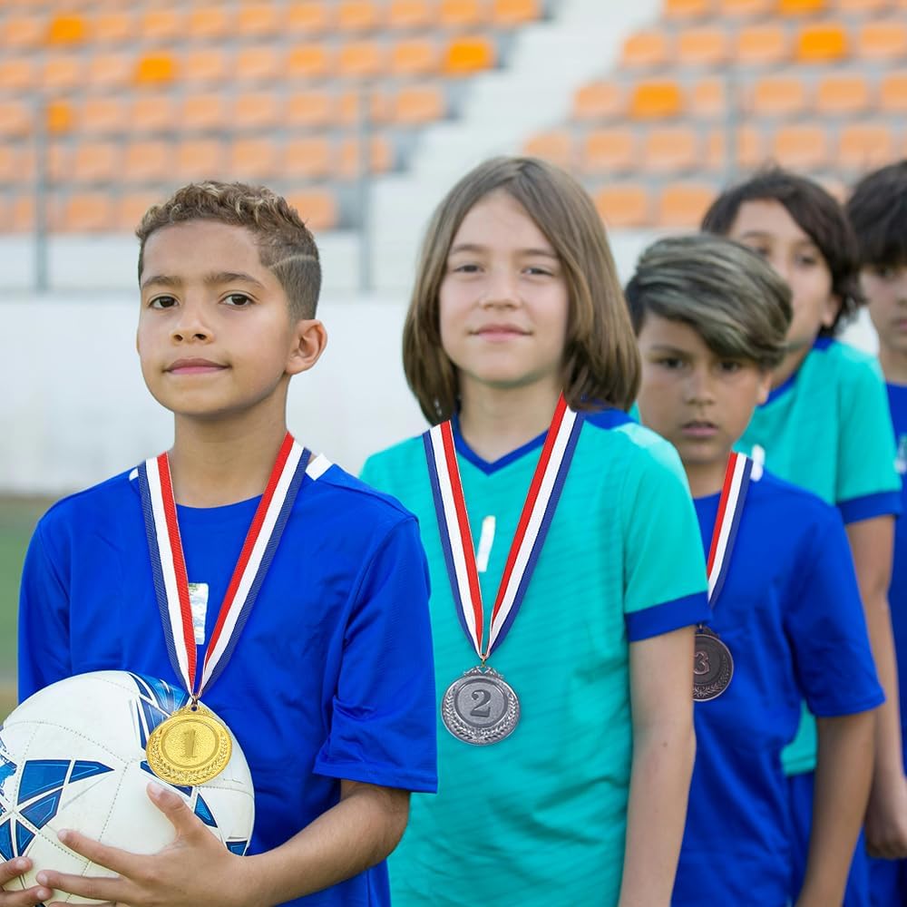 Gold Silver Bronze Award Medals-Winner Medals Gold Silver Bronze Prizes for Competitions, Party, 2 Inches
