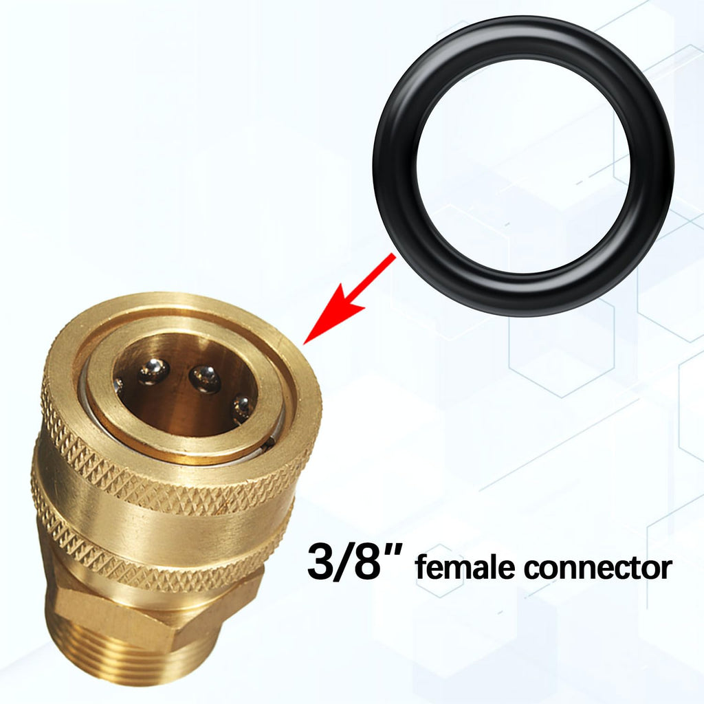 PAGOW 40 Pack 3/8" O-Rings Power Pressure Washer Replacement