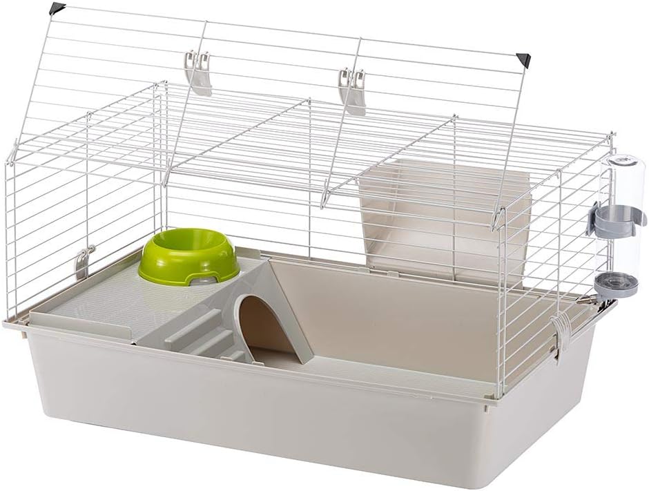 Cavie Guinea Pig Cage & Rabbit Cage | Pet Cage Includes All Accessories to Get You Started & a 1-Year Warranty