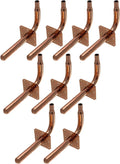 10 Pack XFITTING Copper Stub Out Elbow 1/2" Pex 3.5 x 6 in with Flange