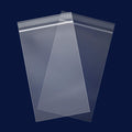 100 Count - 6" x 9" Clear Reclosable Zip Plastic Poly Bags