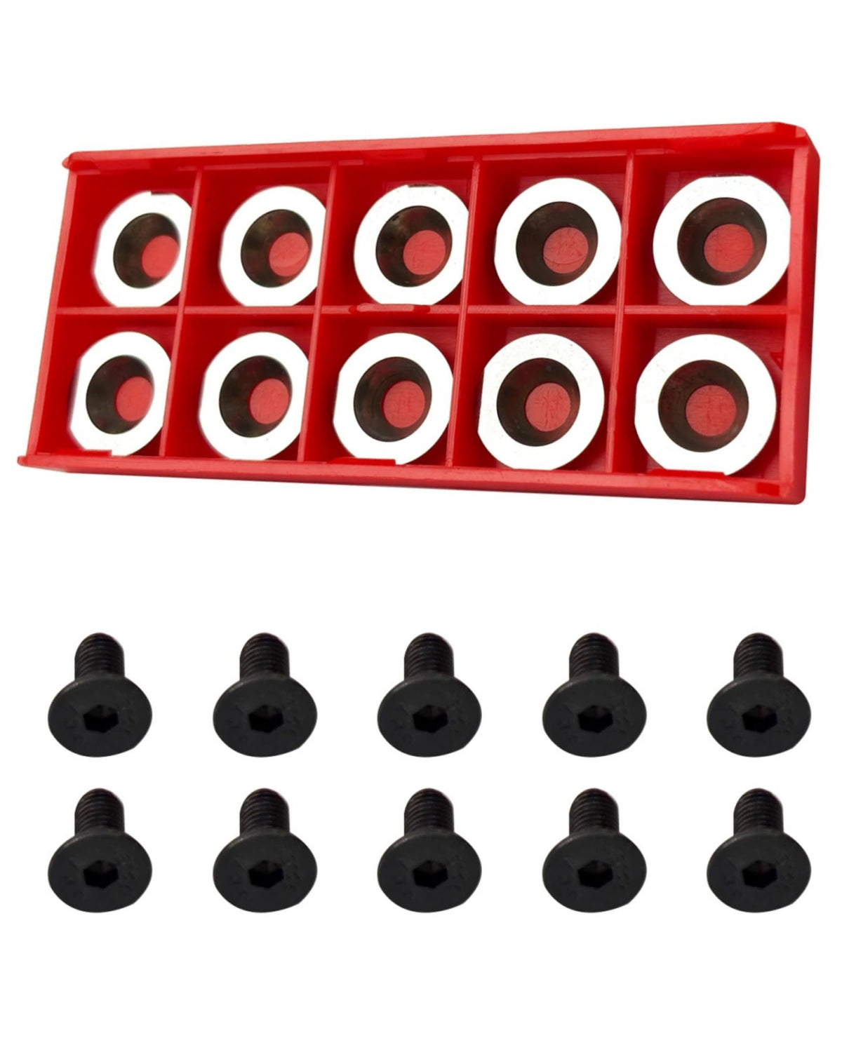 10Pcs 16mm Round Carbide Inserts Indexable Replacement Cutters Inserts