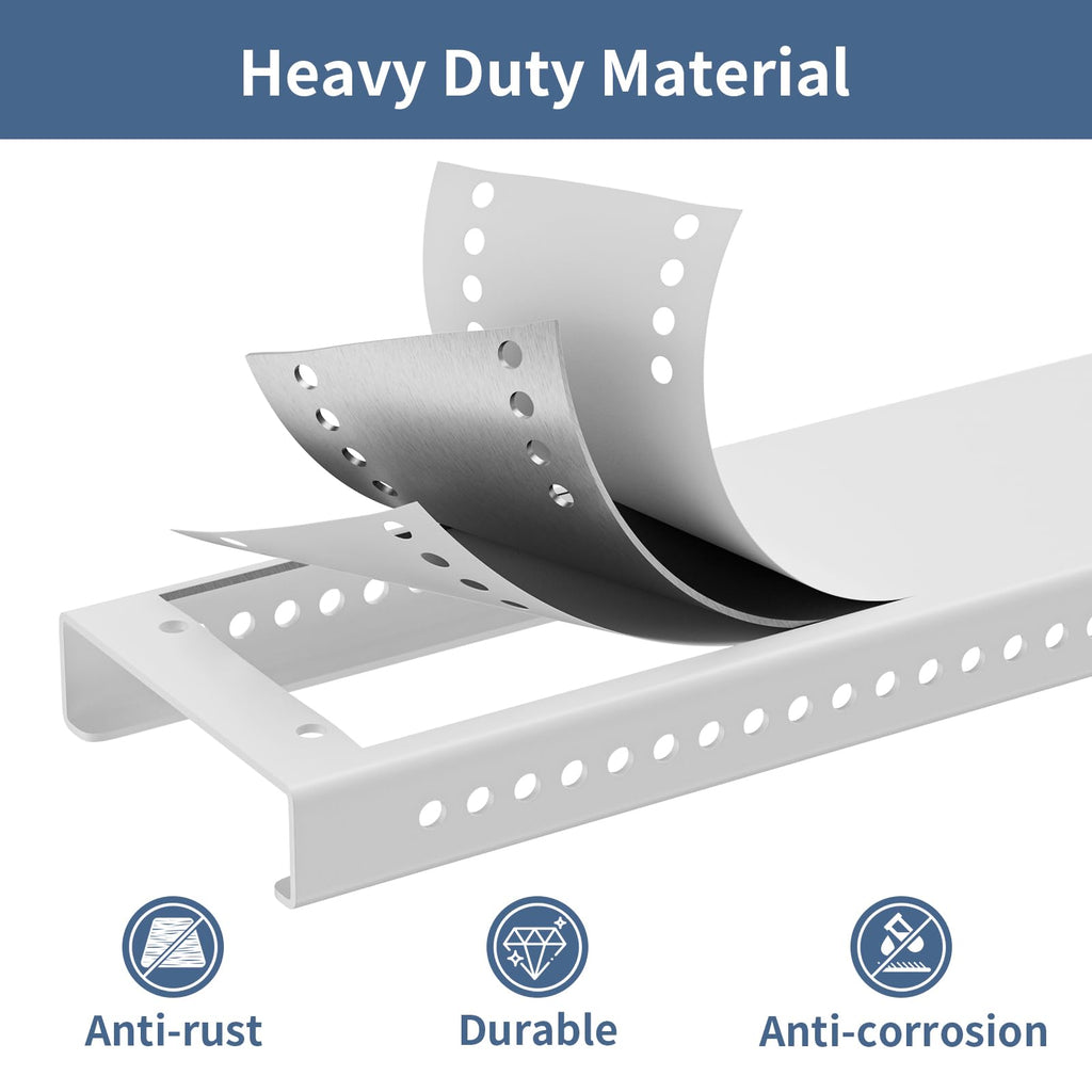 No Drill AC Window Bracket, Air Conditioner Support Bracket for Single/Double Hung Windows, Heavy Duty Epoxy-Coated