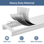 No Drill AC Window Bracket, Air Conditioner Support Bracket for Single/Double Hung Windows, Heavy Duty Epoxy-Coated