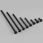 15pcs M8 x 55mm Hex Socket Head Cap Screws Bolts, 12.9 Grade Alloy Steel, Black Oxide Finish, Allen Socket Drive, Full Threads,with Hex Spanner