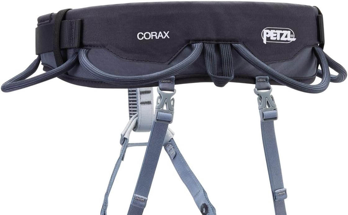 PETZL CORAX Rock Climbing Harness | Versatile & Fully Adjustable Climbing, Ice Climbing & Mountaineering Harness