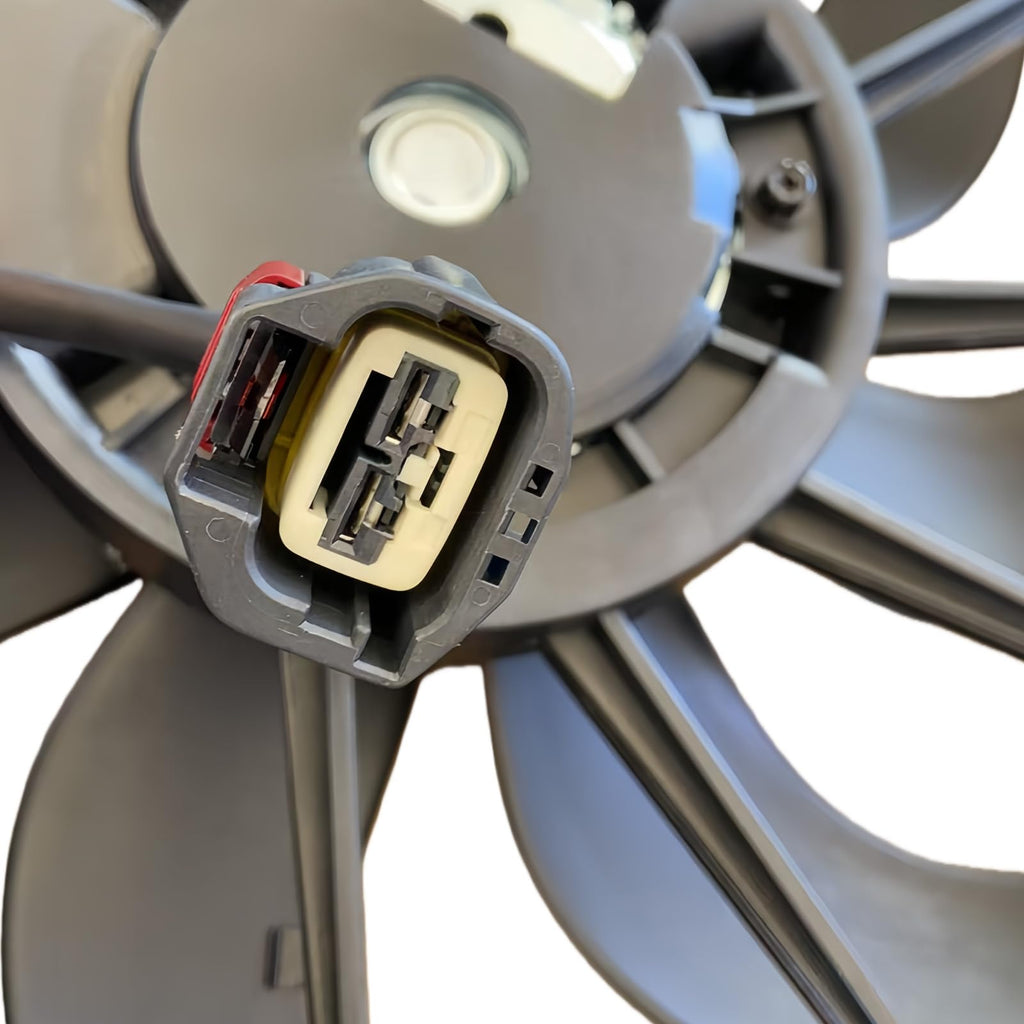 Engine AC Condenser Radiator Cooling Fan Assembly Compatible with FordFocus