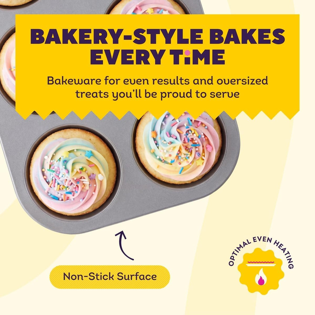 Everyday Non-Stick Jumbo Muffin Pan, Made Without PFAS, 6-Cup