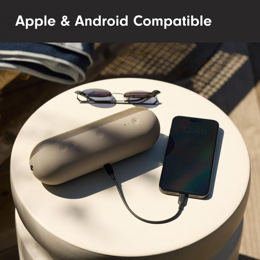 Pill - Portable Bluetooth Speaker- Up to 24H Battery Life, Water Resistant, Bluetooth, Apple & Android Compatible